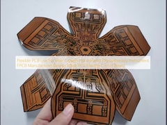 Ελαστική χρήση PCB για την ανάπτυξη των μαλλιών καπέλο υπέρυθρες φυσιοθεραπευτικό όργανο FPCB κατασκευαστής μάσκα ομορφιάς PCB ευέλικτη πλακέτα κυκλωμάτων