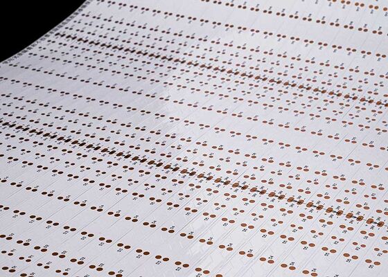 Αγορά 24V Διπλής Όψης Λευκή Μεμβράνη Εύκαμπτη Πλακέτα Κυκλώματος FPCB για Φωτισμό Λωρίδας LED online manufacture