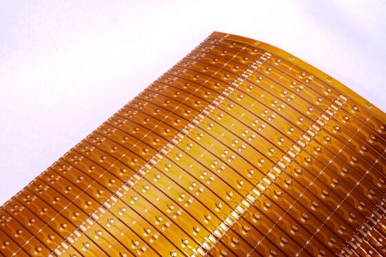 Αγορά Συνδυασμός PCB Printed Circuit Board Δύο στρώσεις LED Strip με επίπεδο προστασίας από πυρκαγιά V0 και πάχος 0,25 mm Ευέλικτο PCB για φωτισμό LED online manufacture
