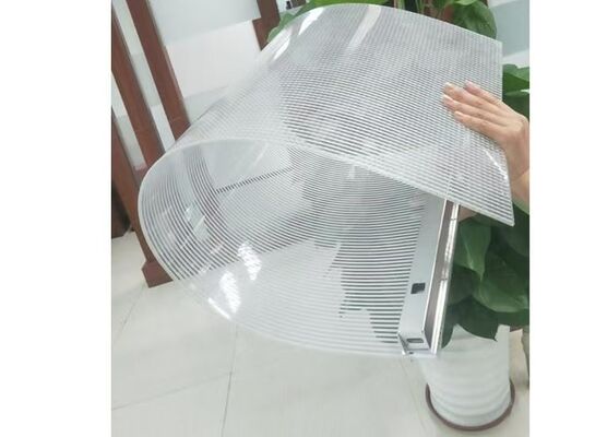 Αγορά Ευέλικτη Διαφανής Οθόνη LED με δυνατότητα προσαρμογής και φωτεινότητα 1600+ Nits, αδιάβροχη IP65 και διπλής στρώσης πλακέτα κυκλώματος για υπαίθρια διαφήμιση online manufacture