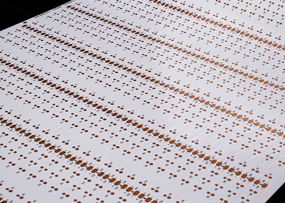 2835 LED ευέλικτη ηλεκτρονική κυκλική κυκλική επιφάνεια με λευκή ταινία 12V FPCB επιφάνεια