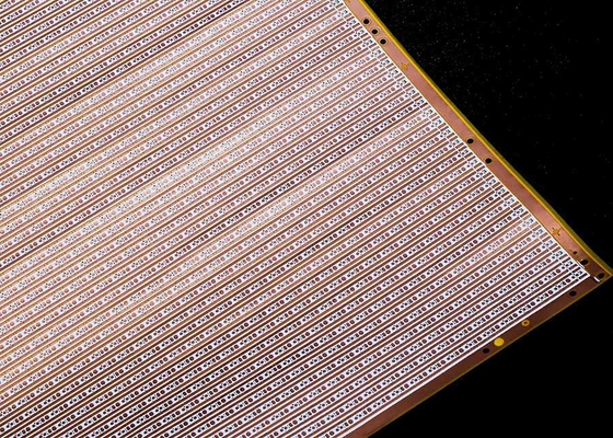 75 LED Ελαστική ηλεκτρονική κυκλική πλακέτα 12V διπλής όψης λευκή ταινία FPCB