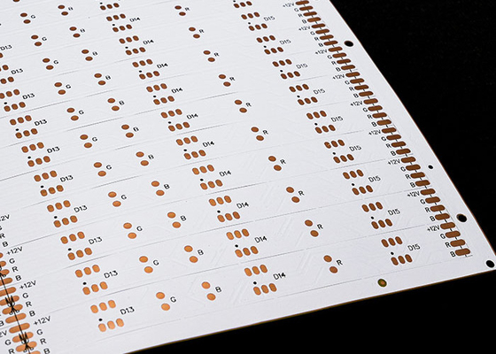 12V διπλής όψεως ευέλικτο πλακέ PCB για LED με μαύρο χαρακτήρα OSP αντιοξειδωτικό
