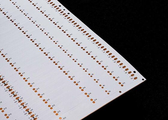 12V Flexible Printed Circuit Board με Διπλής Όψης Λευκή Μεμβράνη και 15LEDs ανά Κομμάτι για Λωρίδες LED
