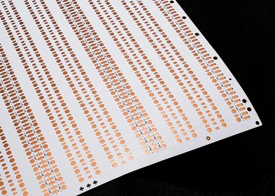 Ευέλικτη πλακέτα κυκλώματος FPC LED με 2835 LED Light Beats και λευκή μεμβράνη για εφαρμογές πυροπροστασίας επιπέδου V0