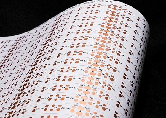 2835 LED Strip Flexible Circuit Board με διπλό πλευρικό πίνακα λευκή ταινία FPCB