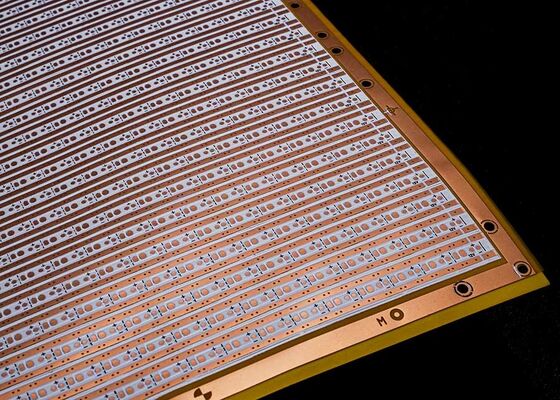 Διπλή στρώση 12V εύκαμπτη πλακέτα κυκλώματος λωρίδας LED με αντιοξειδωτικό OSP για εφαρμογές FPCB υψηλής ποιότητας