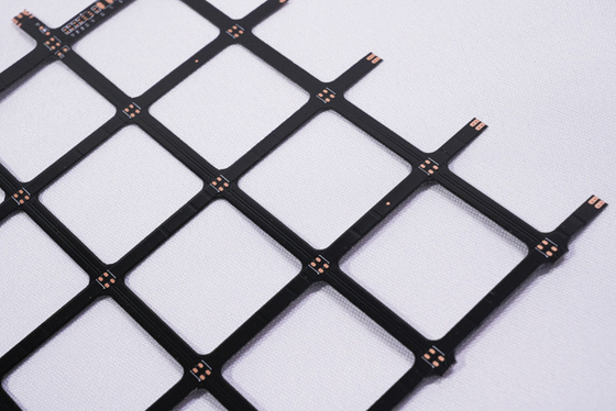 HOT πωλήσεις Grid Screen Flexible pcb with mesh structure /Pattern 2835 RGB LED Dispaly εργοστάσιο πλακών κυκλωμάτων ευέλικτης μορφής