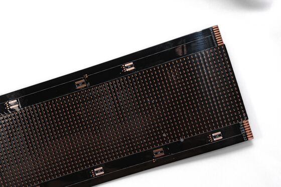 LED Ελαστική οθόνη οθόνης FPC PCB κυκλώματα με διπλό στρώμα κυκλώματα και επίπεδο προστασίας από πυρκαγιά V0 για εξατομικευμένες υπηρεσίες