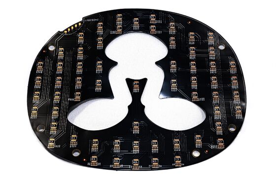 Προσαρμόσιμη πλακέτα PCB μάσκας ομορφιάς LED διπλής στρώσης με επίπεδο πυροπροστασίας V0 για αναζωογόνηση δέρματος