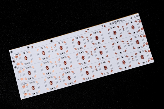 Φύλλα LED FPCB με πίνακα κυκλώματος hotle Πίνακα φακών LED 2835 Πίνακα διπλού στρώματος, διπλής όψης επικάλυψη με φιλμ, λευκό πίνακα, μαύρο κείμενο, αντιοξειδωτικό OSP