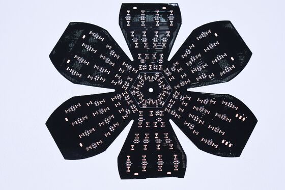 Ιατρικό ευέλικτο έντυπο κύκλωμα με διπλό πλευρικό επικαλυμμένο φιλμ OSP αντιοξειδωτικό και μέγιστο μέγεθος 240X500mm για LED Flexible Cap Circuit Board