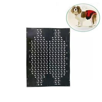 Red infrared physiotherapy circuit board Medical grade flexible printed circuit Bending resistant LED physiotherapy belt FPC soft light board